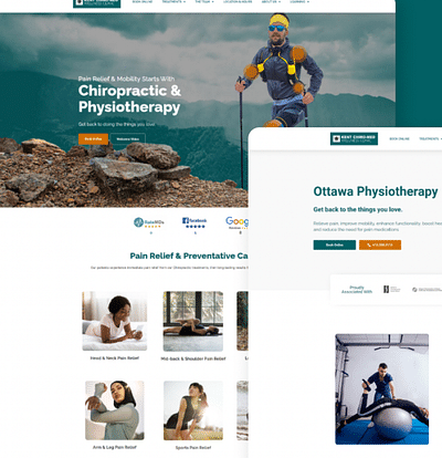 Kent Chiro-Med Webpage - Creación de Sitios Web