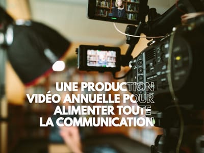 🏷️ Une production vidéo annuelle pour alimenter toute la com - Réseaux sociaux