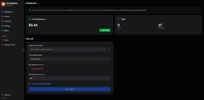 OnHoldMate - Web Applicatie
