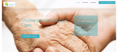 WEBSITE EN LOGO ONTWIKKELEN - THUISVERPLEGING - Design & graphisme