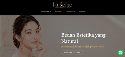 Lareine Clinic Aesthetic Growth - Aplicación Web