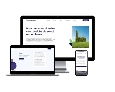 Création du site web vitrine d'Ecovamed - Website Creation