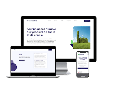 Création du site web vitrine d'Ecovamed - Création de site internet