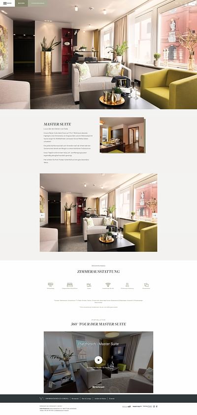 Webdesign Hotel Platzhirsch - Webseitengestaltung