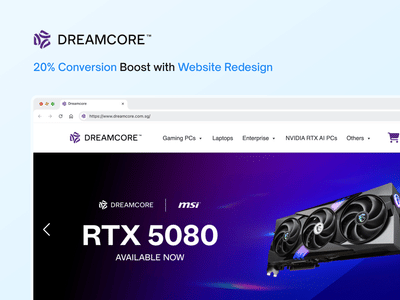 20% Conversion Boost with Website Redesign - Ergonomy (UX/UI)