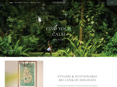 Teardrop Hotels - Website Design and Development - Creación de Sitios Web