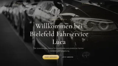 Fahrservice Luca - Webseitengestaltung