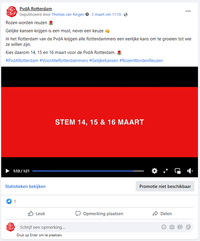 PVDA | Heel Rotterdam bekend met partijprogramma - Web analytics / Big data