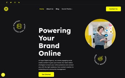 Digital Marketing Website - Création de site internet
