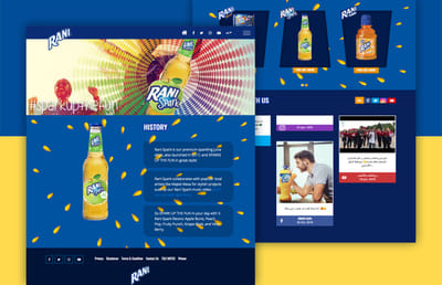 Rani Refreshments - Creación de Sitios Web