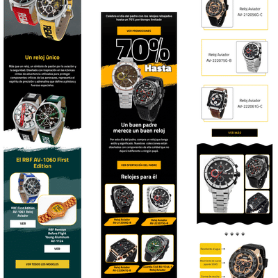 Email Marketing para ecommerce de relojes - Email Marketing