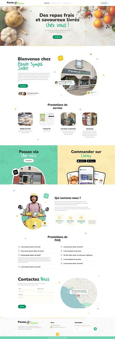 PANIER SYMPA - Création de site internet