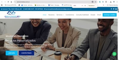 https://esolucionesbpo.com.co/ - Website Creation