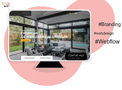 Site Web Comtat Alu Webflow - Création de site internet