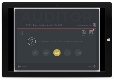 Logiciel d'Audit Industriel - Mobile App