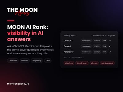 MOON AI Rank: tracking brand visibility in AI answers - Développement de Logiciel