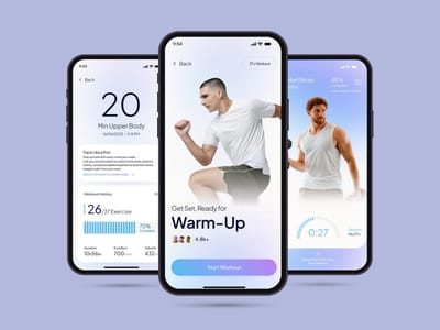 Fitness & Workout Mobile App - Artificial Intelligence