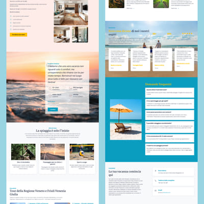 Realizzazione sito web per un hotel - Graphic Design