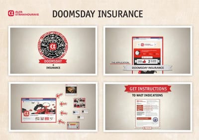DOOMSDAY INSURANCE - Publicité