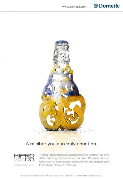 Automatic minibars, 3 - Advertising