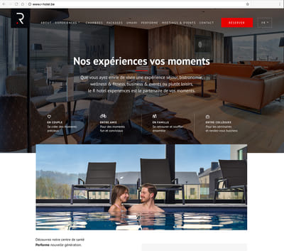 Création du site Internet R-hotel Experience - Référencement naturel