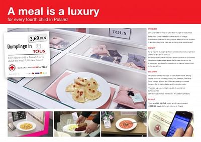 A MEAL IS A LUXURY - Reclame