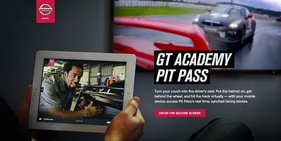 NISSAN GT ACADEMY PIT PASS - Advertising