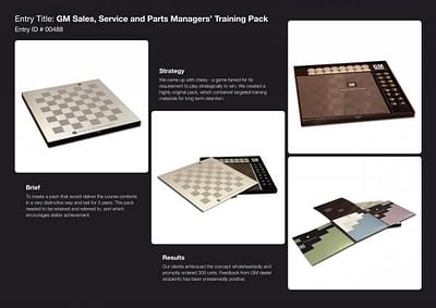 GM SALES, SERVICE & PARTS MANAGERS' TRAINING PACK - Publicidad