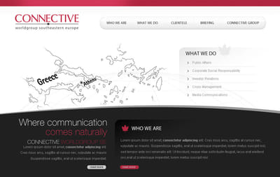 Connective - Worldgroup Southeastern Europe - Website Creatie
