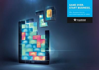 Game over. Start business. - Reclame