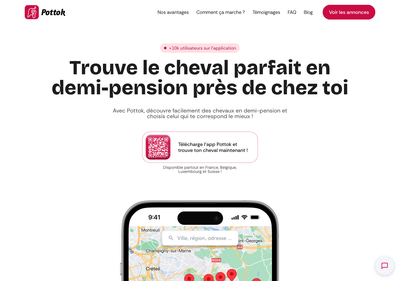 Pottok - Création de site internet