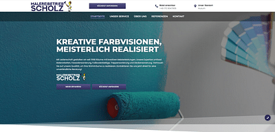 Malermeister Husum - Scholz - Website Creation