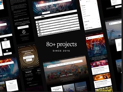 Tomorrowland —  Digital Partner since 2015 - Webseitengestaltung