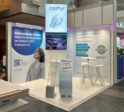 Pulmonx - Stand congrès - Print