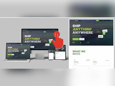 Website for REXMARINE Cargo, USA-to-Caribbean Shipping - Webseitengestaltung
