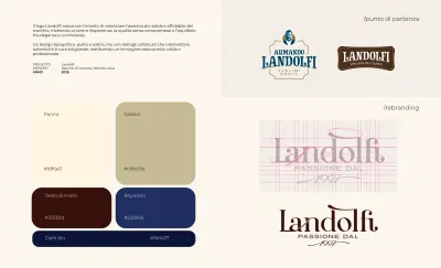 Landolfi: rebranding, packaging e strategia digitale - Markenbildung & Positionierung