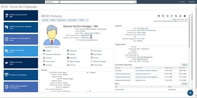 Aplicación web Portal del Empleado - Webanwendung