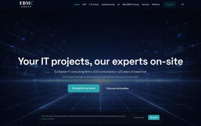 EBMC Group — Site corporate premium (Luxembourg) - Marketing