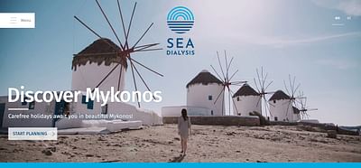 Sea Dialysis Mykonos - Référencement naturel
