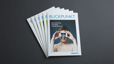 Philips Mitarbeitermagazin - Grafikdesign