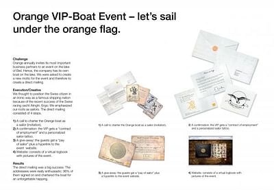 ORANGE VIP-BOAT - Publicité
