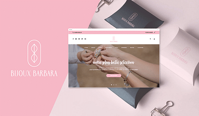Bijoux by Barbara l Identité visuelle, Web design - Publicité