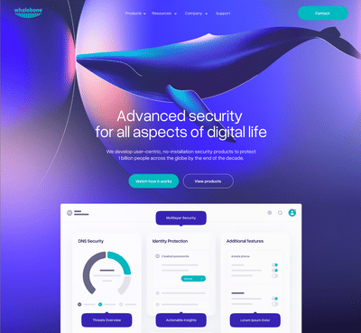 Whalebone: Rediseño de Sitio Web y migración a HubSpot CMS - Growth Marketing