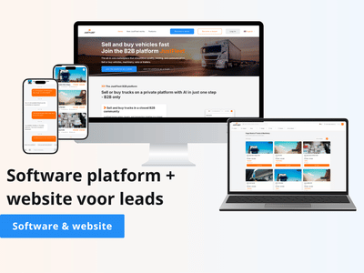 Platform op maat en professionele website voor JustFleet - Software Ontwikkeling