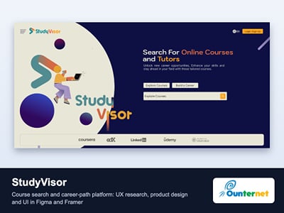 StudyVisor: course search and career-path platform design - Web Application
