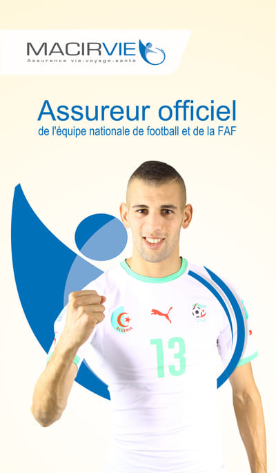 Campagne partenariat MACIRVIE avec Islam Slimani - Grafikdesign