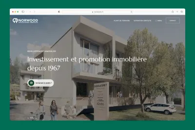 Refonte SEO et performance du site immobilier Norwood - Webseitengestaltung