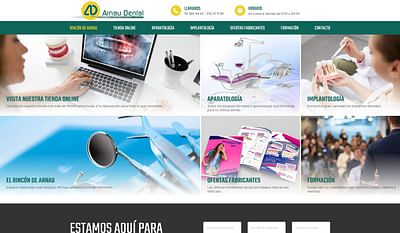 Arnau Dental - Creación de Sitios Web