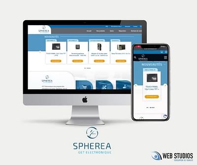 SPHEREA GET-ELECTRONIQUE - Site e-commerce - Création de site internet