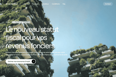 Site Loi Jeanbrun - Stratégie de contenu